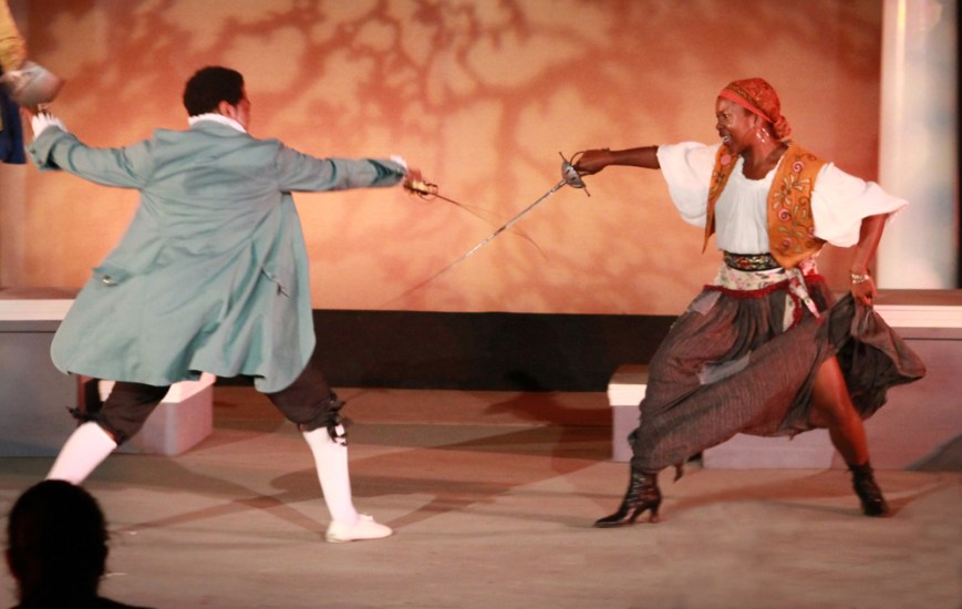 Sword Fight Sir Toby and Antonia